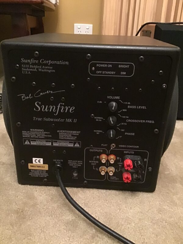 Sunfire True Subwoofer MKII (Used) $999